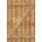 Ekena Millwork Joined Board-n-Batten Shutters w/Z-Bar, Rough Sawn Western Red Cedar, 32 1/4W x 48H, PR RBJ06Z32X048RWR - alternate 4